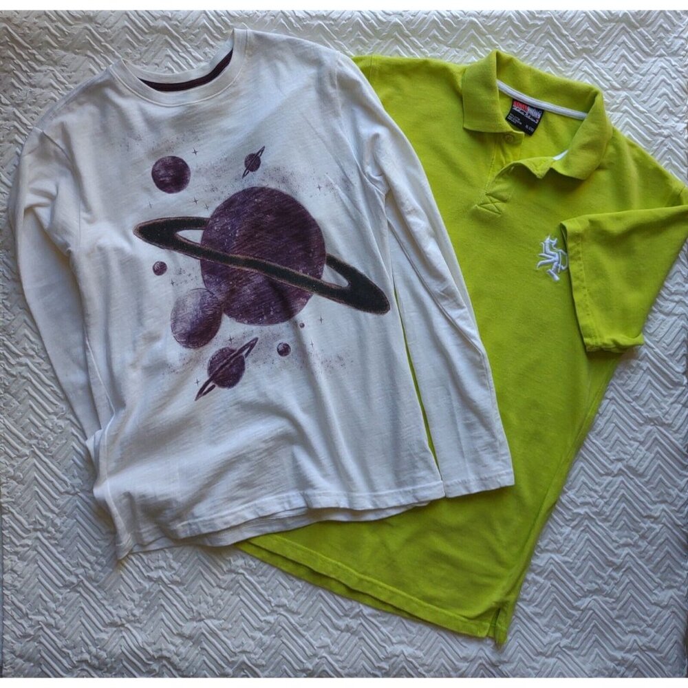 South Pole Wonder Nation Boys Youth Size XL/XXL 18/20 Bundle 2 Shirts Tops Polo
